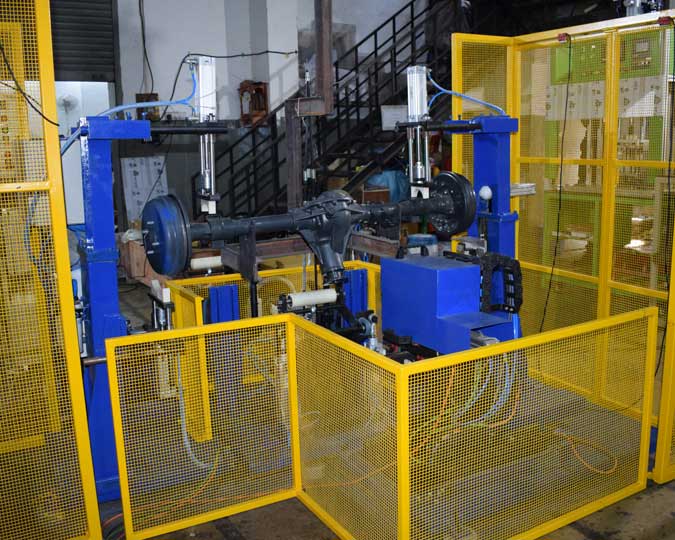 Axle Gear Box Assembly Ration Checking Machine